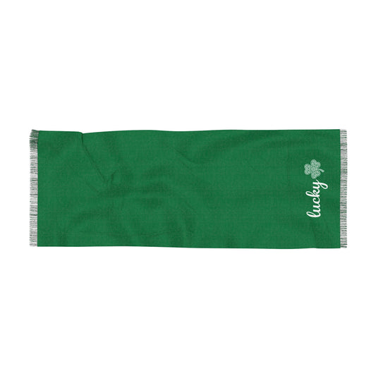 Lucky Green Clover Scarf — Lightweight St. Patrick’s Day Accent