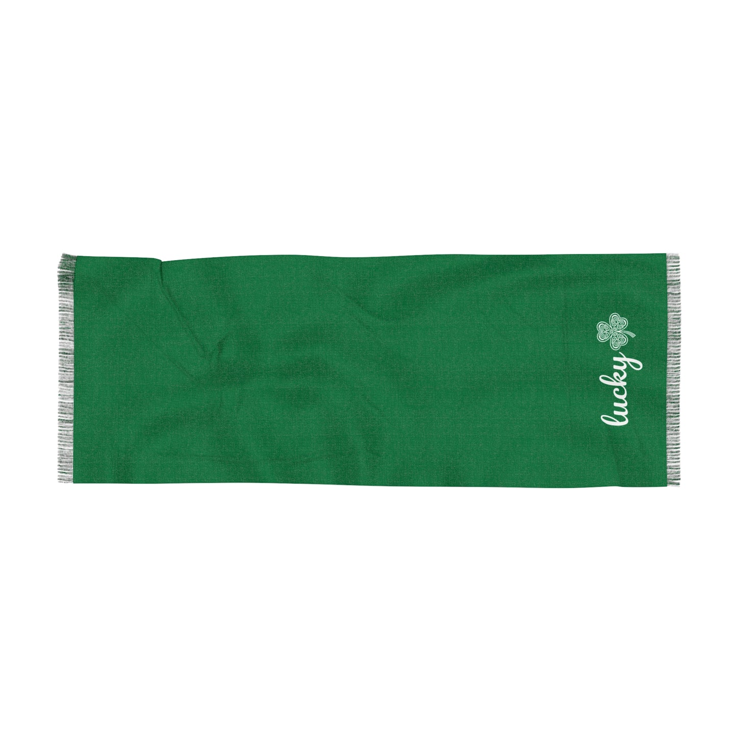 Lucky Green Clover Scarf — Lightweight St. Patrick’s Day Accent