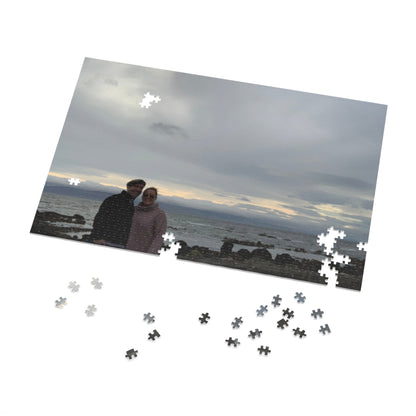 Personalized Photo Jigsaw Puzzle with Tin — Custom Memory Keepsake (Family, Travel, Ireland)