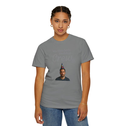 Personalized Birthday Photo T-Shirt — Custom Name & Message