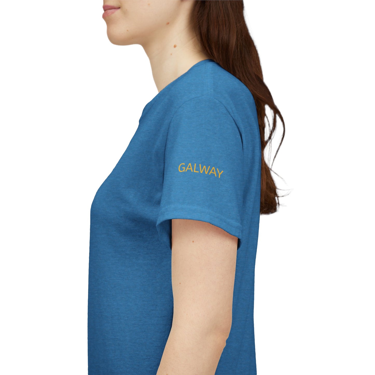 Galway Hooker Nautical T‑Shirt — "Heritage Sails On" Personalized Back & Sleeve Tee