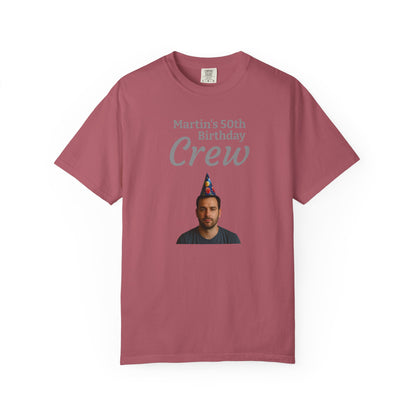 Personalized Birthday Photo T-Shirt — Custom Name & Message