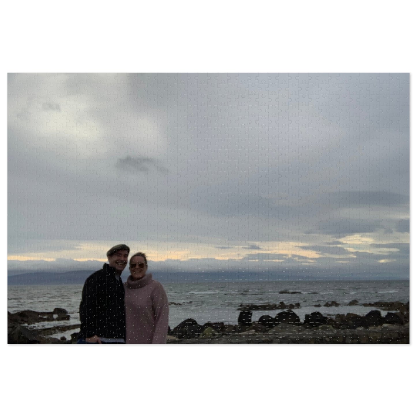 Personalized Photo Jigsaw Puzzle with Tin — Custom Memory Keepsake (Family, Travel, Ireland)