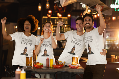 Personalized Birthday Photo T-Shirt — Custom Name & Message