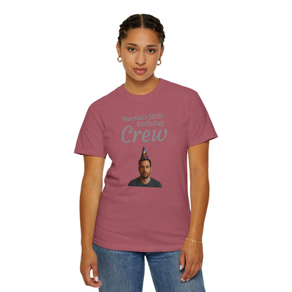 Personalized Birthday Photo T-Shirt — Custom Name & Message