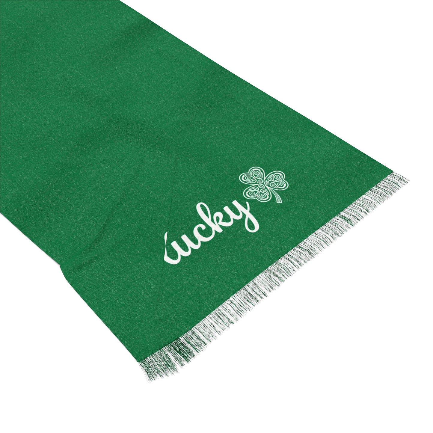 Lucky Green Clover Scarf — Lightweight St. Patrick’s Day Accent