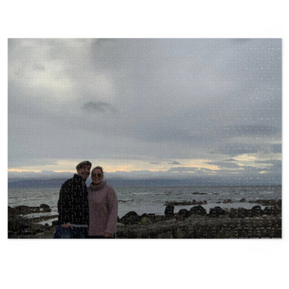 Personalized Photo Jigsaw Puzzle with Tin — Custom Memory Keepsake (Family, Travel, Ireland)