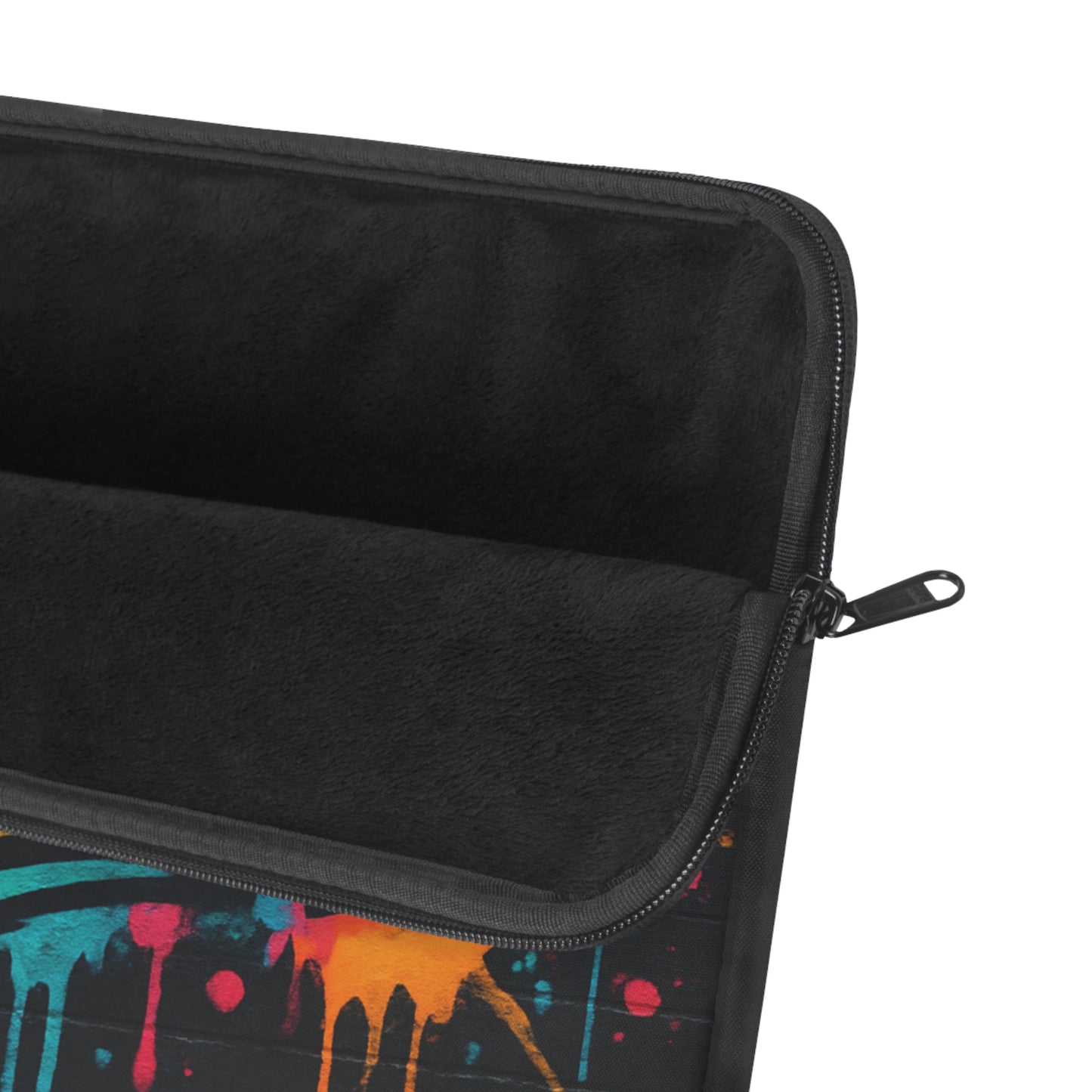 Personalize 'Word' Graffiti 90s Slang Laptop Sleeve — Funny Computer Keys Tech Accessory